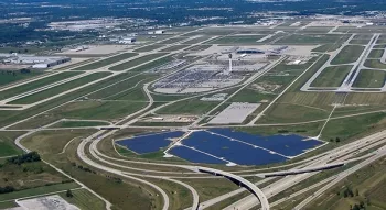Indianapolis Repülőtéri Napelem Rendszer